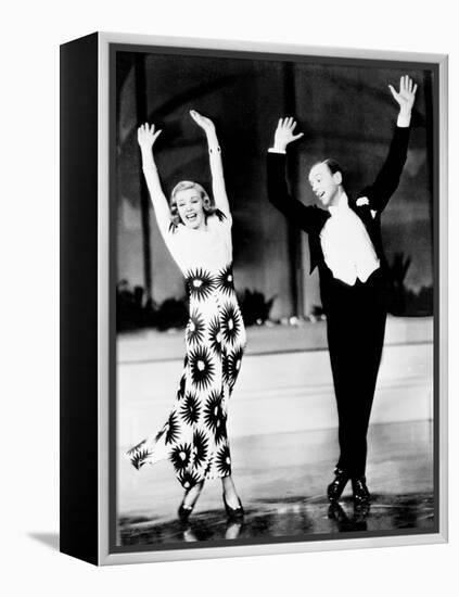 Shall We Dance, Ginger Rogers, Fred Astaire, 1937-null-Framed Stretched Canvas