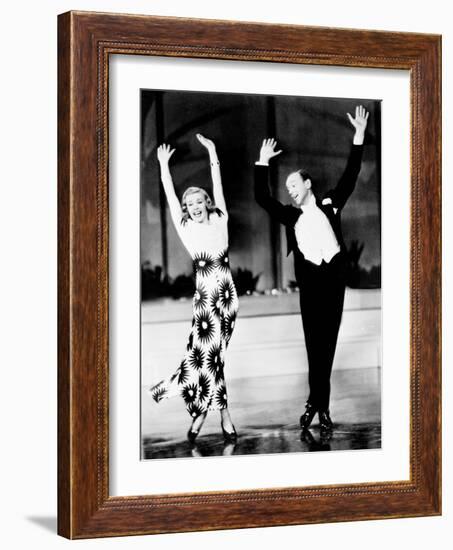 Shall We Dance, Ginger Rogers, Fred Astaire, 1937-null-Framed Photo
