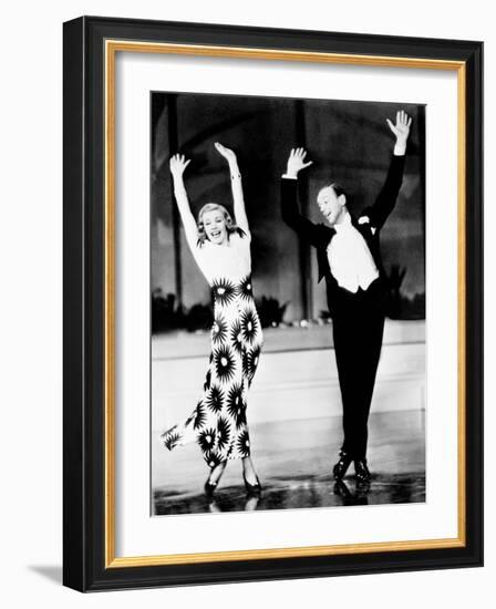 Shall We Dance, Ginger Rogers, Fred Astaire, 1937-null-Framed Photo