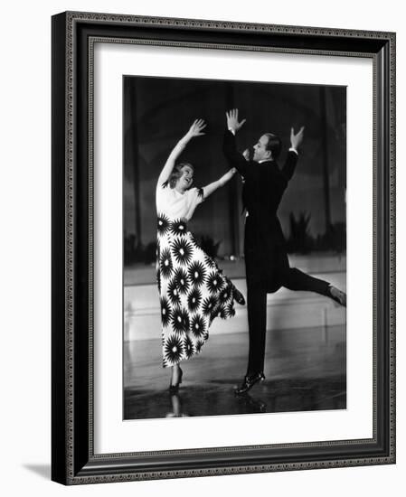 Shall We Dance, Ginger Rogers, Fred Astaire, 1937-null-Framed Photo