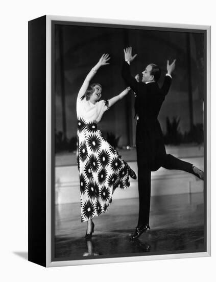 Shall We Dance, Ginger Rogers, Fred Astaire, 1937-null-Framed Stretched Canvas