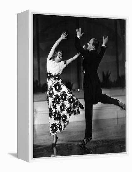 Shall We Dance, Ginger Rogers, Fred Astaire, 1937-null-Framed Stretched Canvas