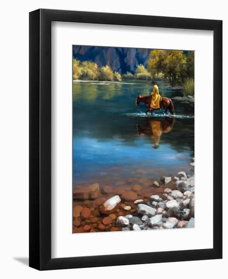 Shallow Crossing-Jack Sorenson-Framed Premium Giclee Print