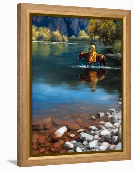 Shallow Crossing-Jack Sorenson-Framed Stretched Canvas