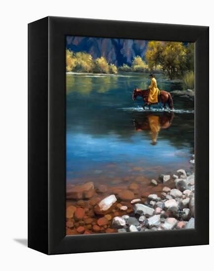 Shallow Crossing-Jack Sorenson-Framed Stretched Canvas