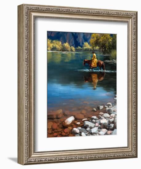 Shallow Crossing-Jack Sorenson-Framed Art Print