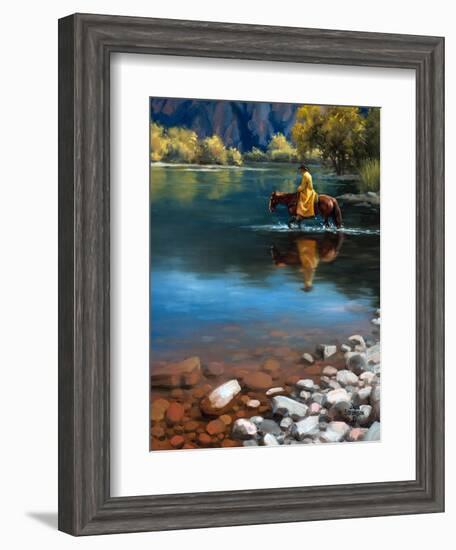 Shallow Crossing-Jack Sorenson-Framed Art Print