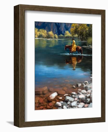 Shallow Crossing-Jack Sorenson-Framed Art Print