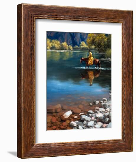 Shallow Crossing-Jack Sorenson-Framed Art Print