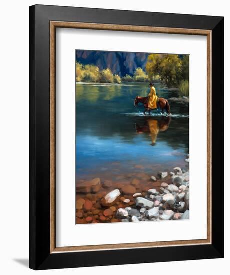 Shallow Crossing-Jack Sorenson-Framed Art Print