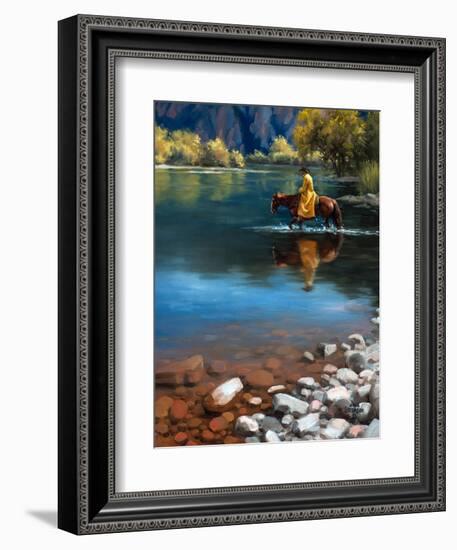 Shallow Crossing-Jack Sorenson-Framed Art Print