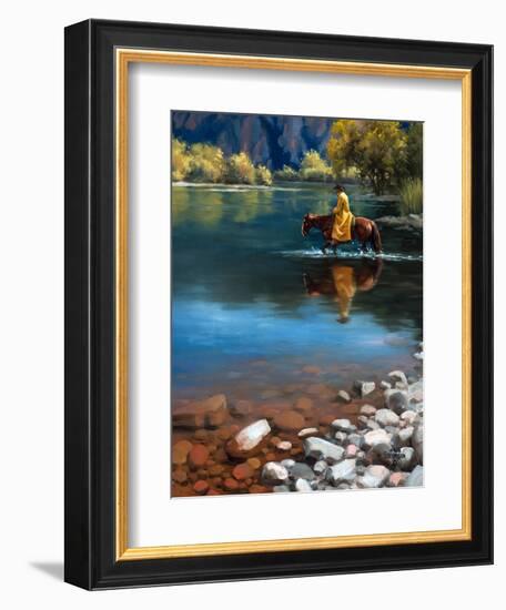 Shallow Crossing-Jack Sorenson-Framed Art Print