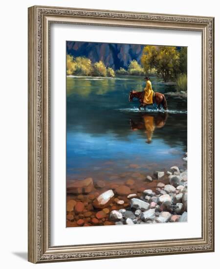 Shallow Crossing-Jack Sorenson-Framed Art Print