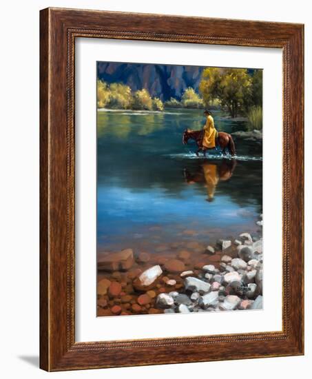 Shallow Crossing-Jack Sorenson-Framed Art Print