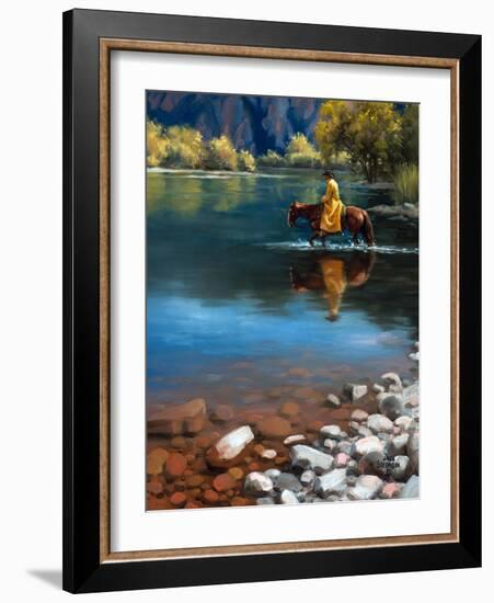 Shallow Crossing-Jack Sorenson-Framed Art Print