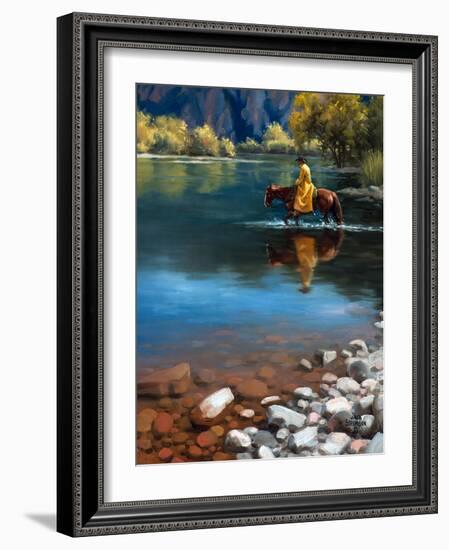 Shallow Crossing-Jack Sorenson-Framed Art Print