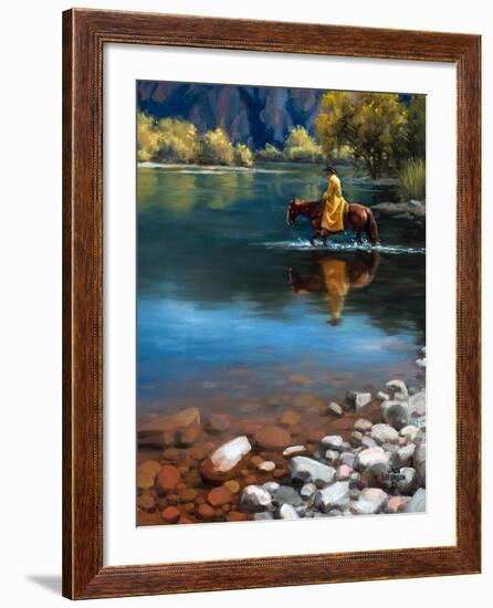 Shallow Crossing-Jack Sorenson-Framed Art Print