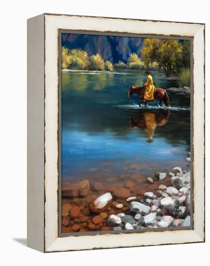 Shallow Crossing-Jack Sorenson-Framed Stretched Canvas