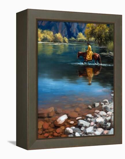 Shallow Crossing-Jack Sorenson-Framed Stretched Canvas