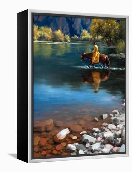 Shallow Crossing-Jack Sorenson-Framed Stretched Canvas