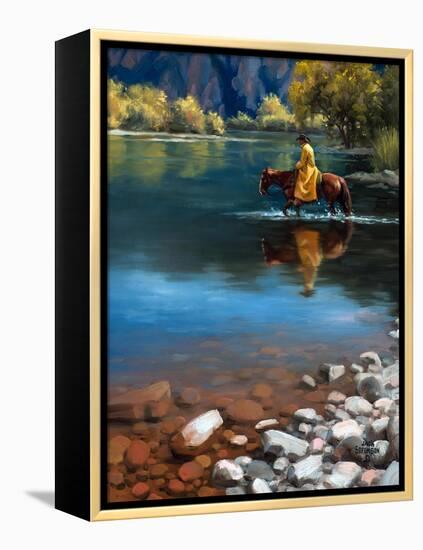 Shallow Crossing-Jack Sorenson-Framed Stretched Canvas