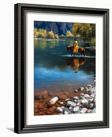 Shallow Crossing-Jack Sorenson-Framed Art Print