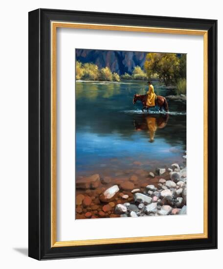 Shallow Crossing-Jack Sorenson-Framed Premium Giclee Print