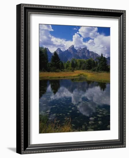 Shallow Pond Near Teton Range-James Randklev-Framed Photographic Print