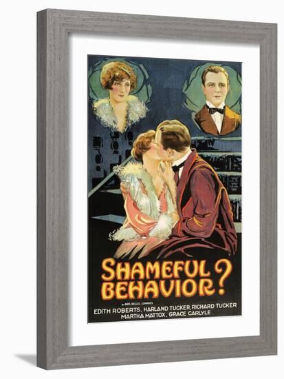 Shameful Behavior?-null-Framed Premium Giclee Print