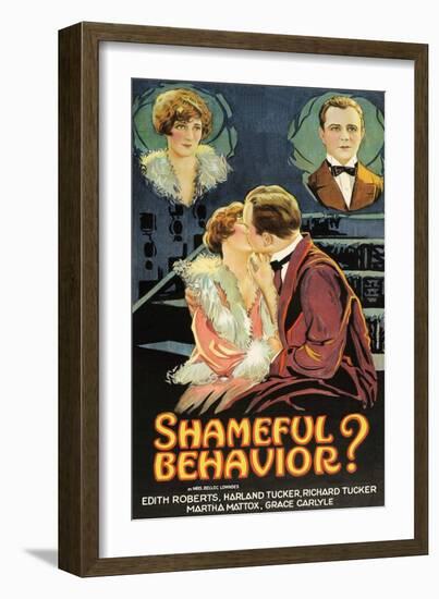 Shameful Behavior?-null-Framed Premium Giclee Print