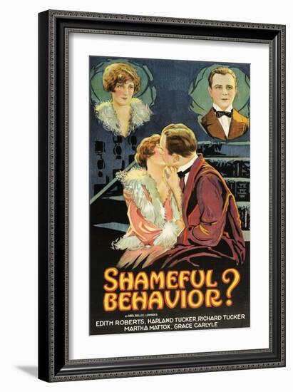 Shameful Behavior?-null-Framed Premium Giclee Print