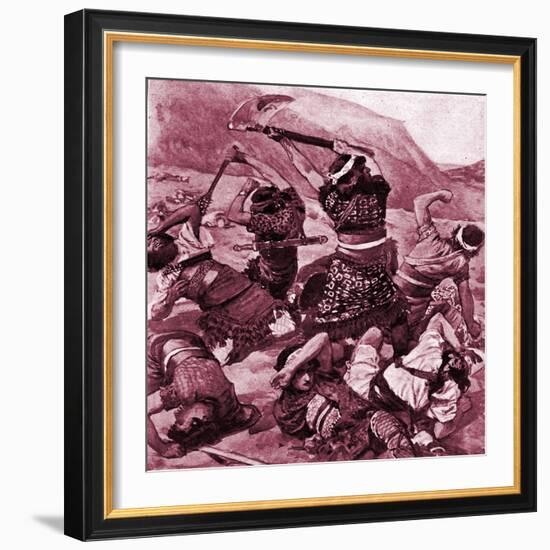 Shamgar, son of Anath by J James Tissot - Bible-James Jacques Joseph Tissot-Framed Giclee Print