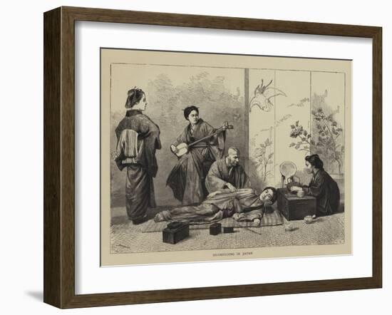 Shampooing in Japan-Godefroy Durand-Framed Giclee Print