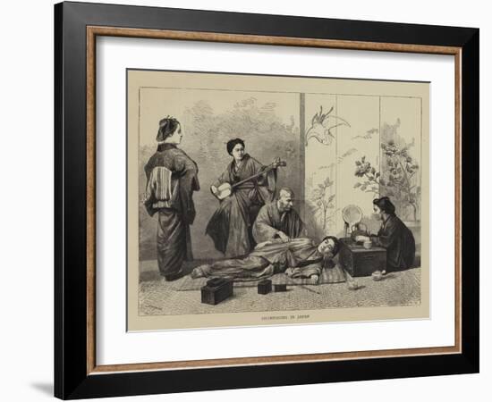 Shampooing in Japan-Godefroy Durand-Framed Giclee Print