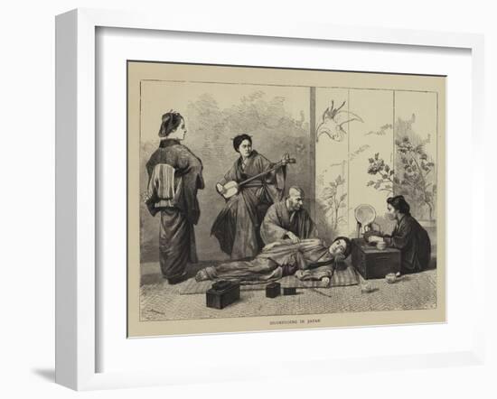 Shampooing in Japan-Godefroy Durand-Framed Giclee Print