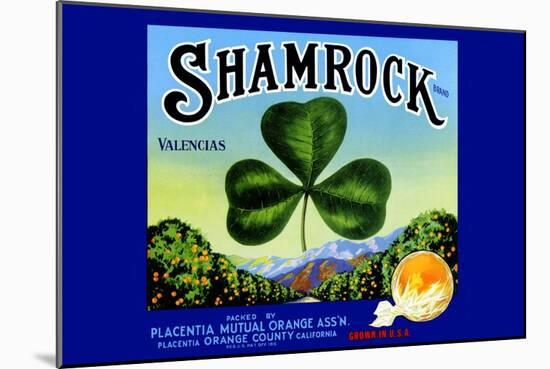 Shamrock Brand Valencias-null-Mounted Art Print