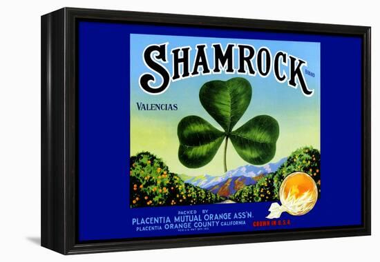 Shamrock Brand Valencias-null-Framed Stretched Canvas