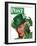 "Shamrock Chapeau," Saturday Evening Post Cover, March 20, 1943-Charles Kaiser-Framed Giclee Print