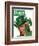 "Shamrock Chapeau," Saturday Evening Post Cover, March 20, 1943-Charles Kaiser-Framed Giclee Print