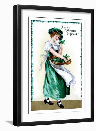 Shamrock Green-null-Framed Art Print