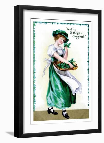 Shamrock Green-null-Framed Art Print