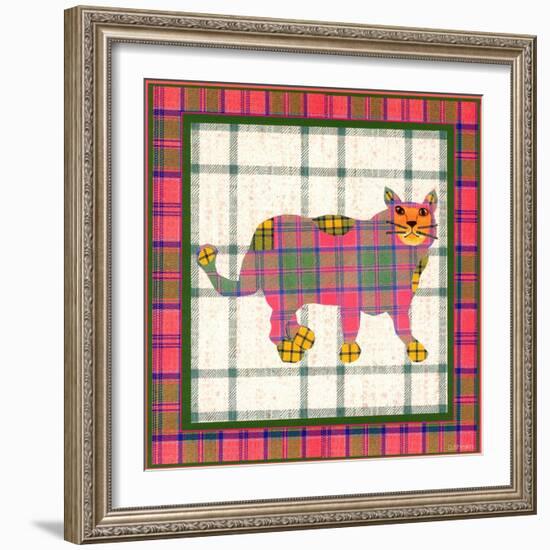 Shamrock Plaid Pattern-David Sheskin-Framed Giclee Print