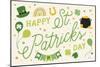 Shamrock Wishes I Light-Laura Marshall-Mounted Art Print