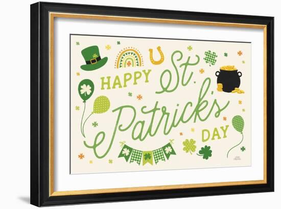 Shamrock Wishes I Light-Laura Marshall-Framed Art Print