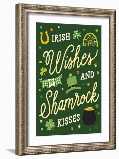 Shamrock Wishes II-Laura Marshall-Framed Art Print