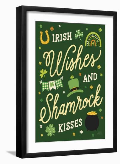 Shamrock Wishes II-Laura Marshall-Framed Art Print