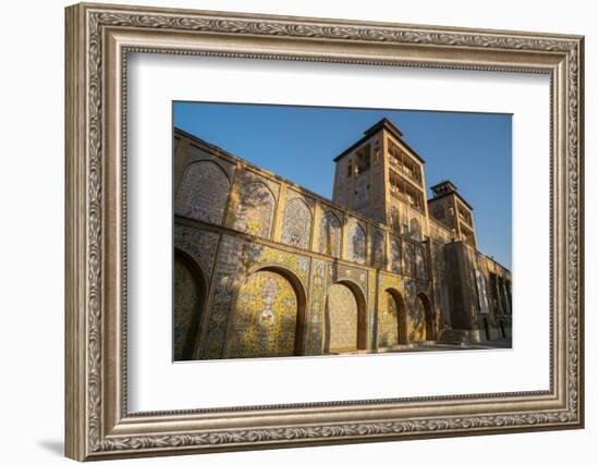 Shams-al Emarat Towers (Edifice of the Sun), Golestan Palace, UNESCO World Heritage Site, Tehran, I-James Strachan-Framed Photographic Print