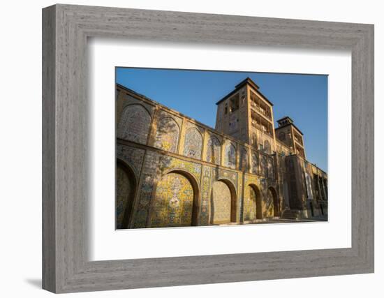 Shams-al Emarat Towers (Edifice of the Sun), Golestan Palace, UNESCO World Heritage Site, Tehran, I-James Strachan-Framed Photographic Print