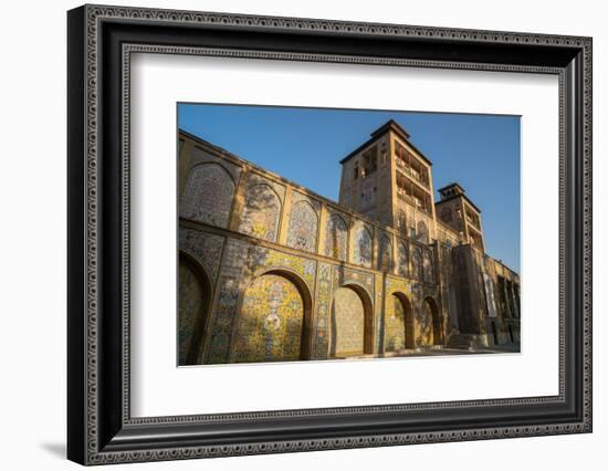 Shams-al Emarat Towers (Edifice of the Sun), Golestan Palace, UNESCO World Heritage Site, Tehran, I-James Strachan-Framed Photographic Print