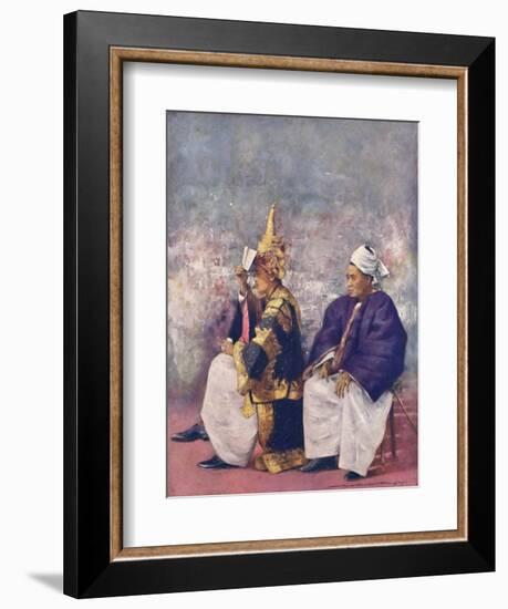 'Shan Chiefs watching the Durbar', 1903-Mortimer L Menpes-Framed Giclee Print